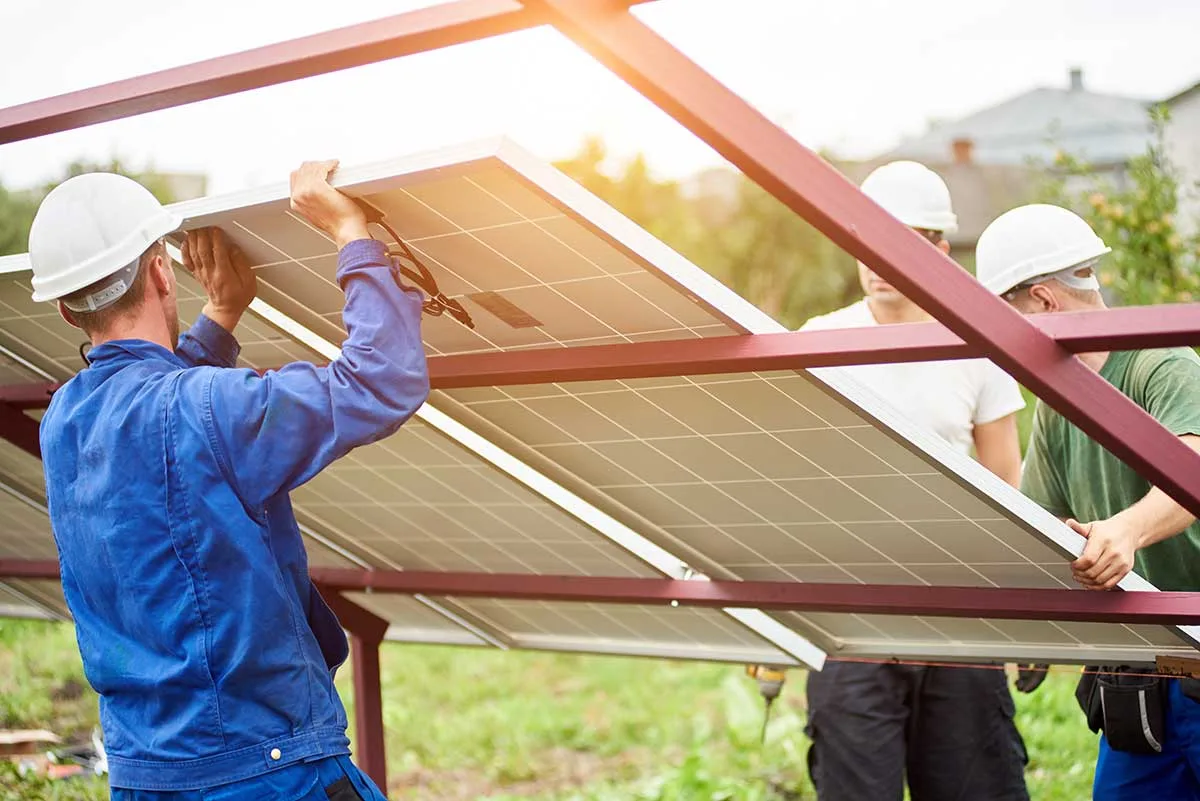 Collegamento dei pannelli fotovoltaici
