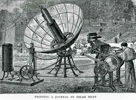 esperimento concentratore solare